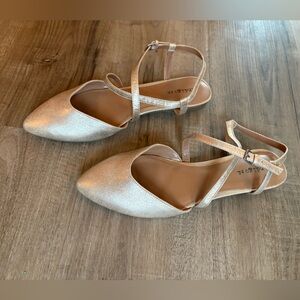 Gold Strappy Sandals